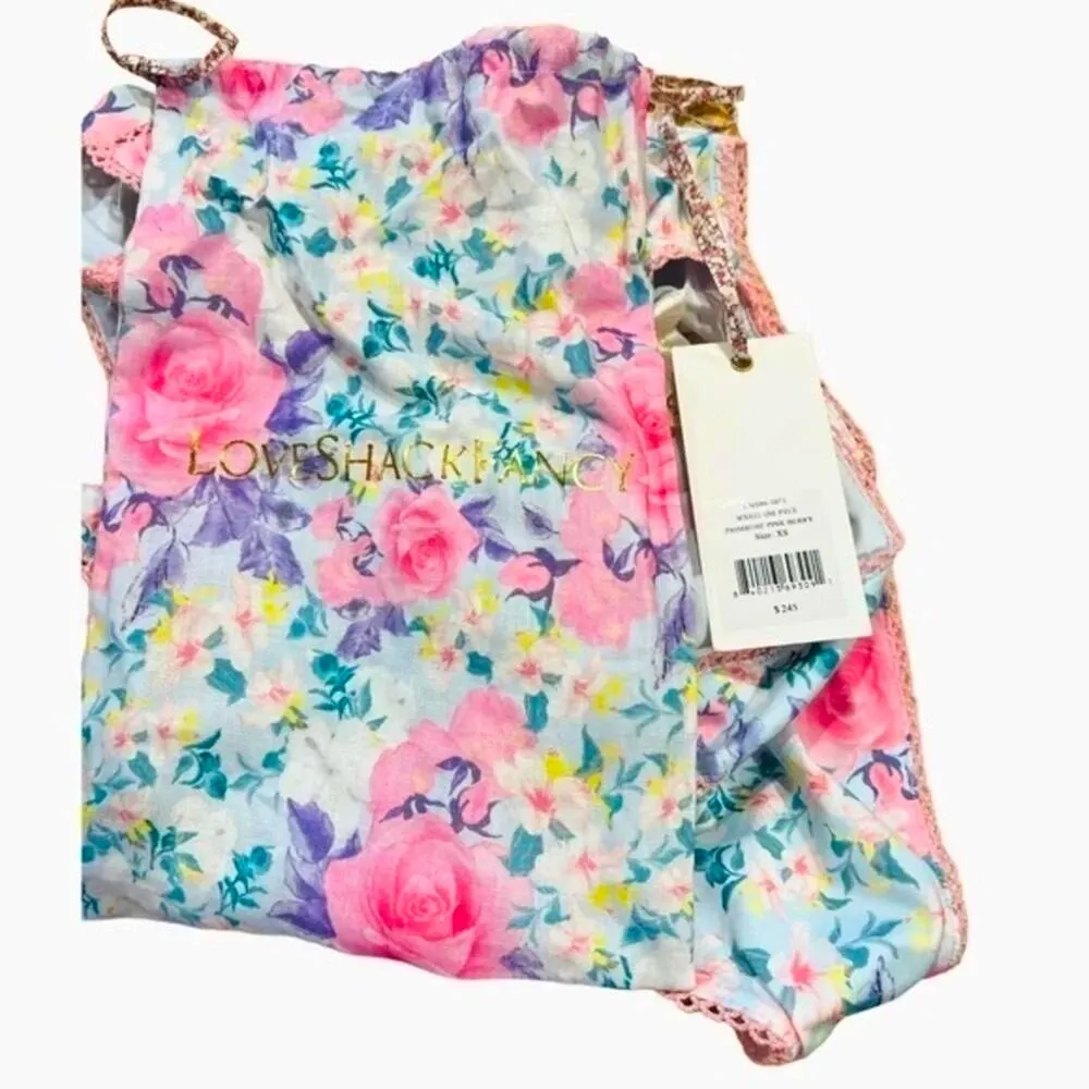 LoveShackFancy Mikkel Floral One-Piece Swimsuit Size XS‎ NWT - Image 12
