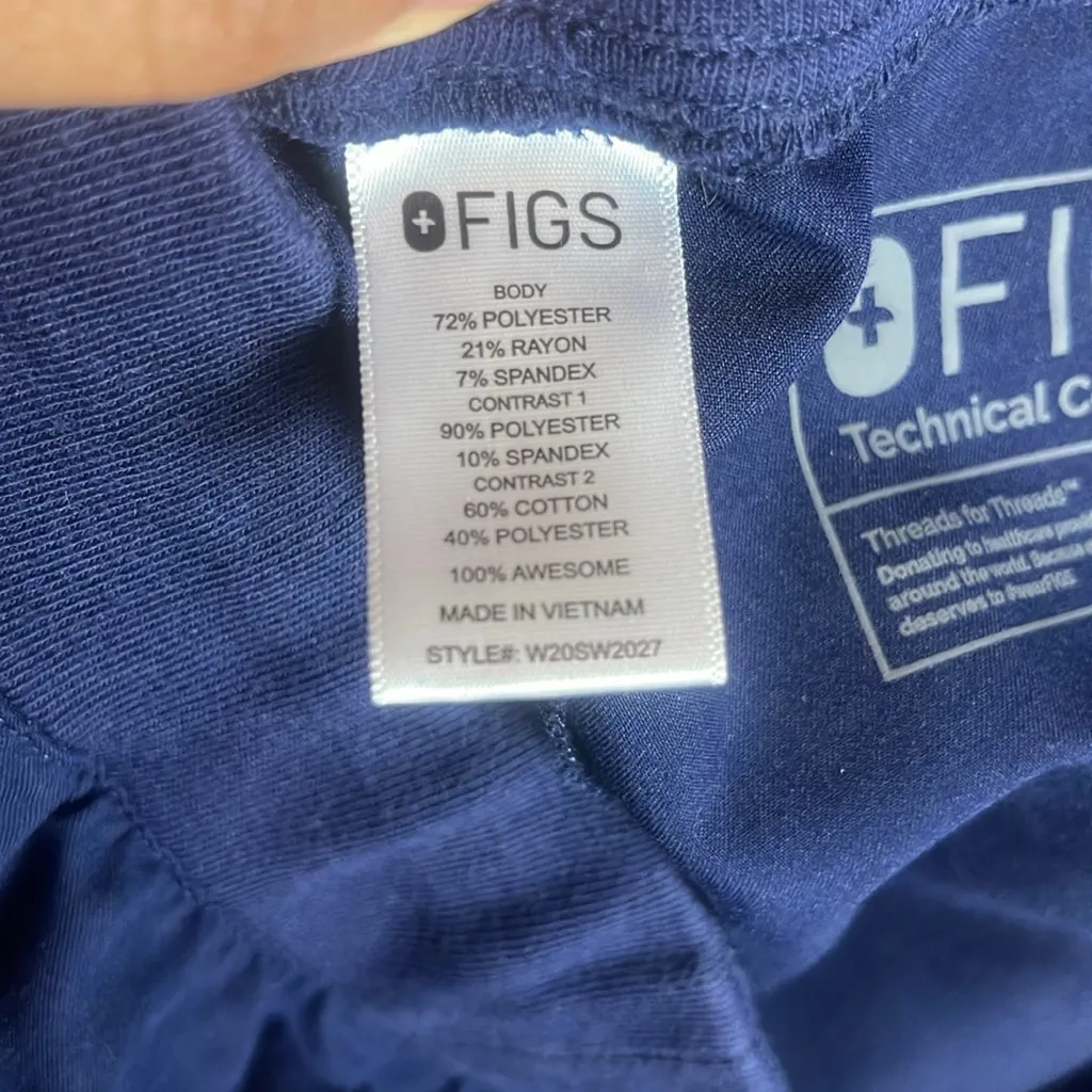 Figs Women’s Navy Blue Jogger Pants - Image 9