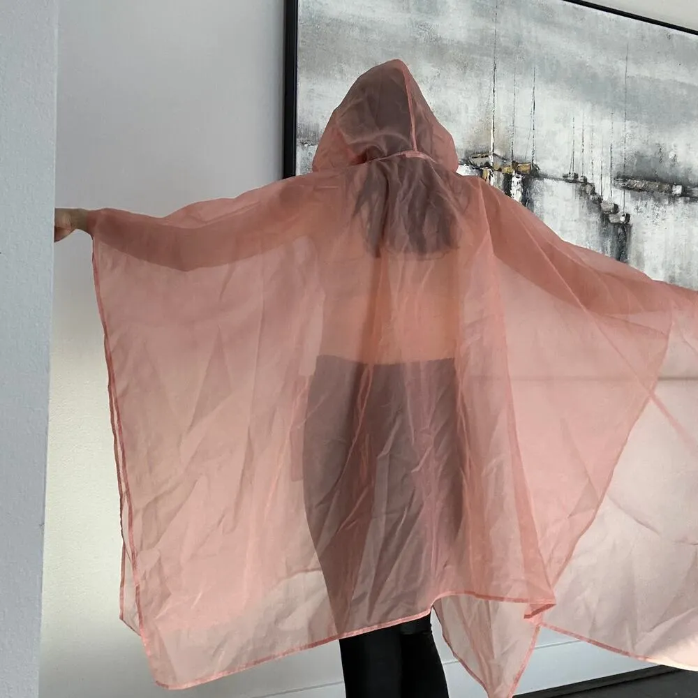 ULLA JOHNSON Pink Bubblegum Piper Poncho - Image 5