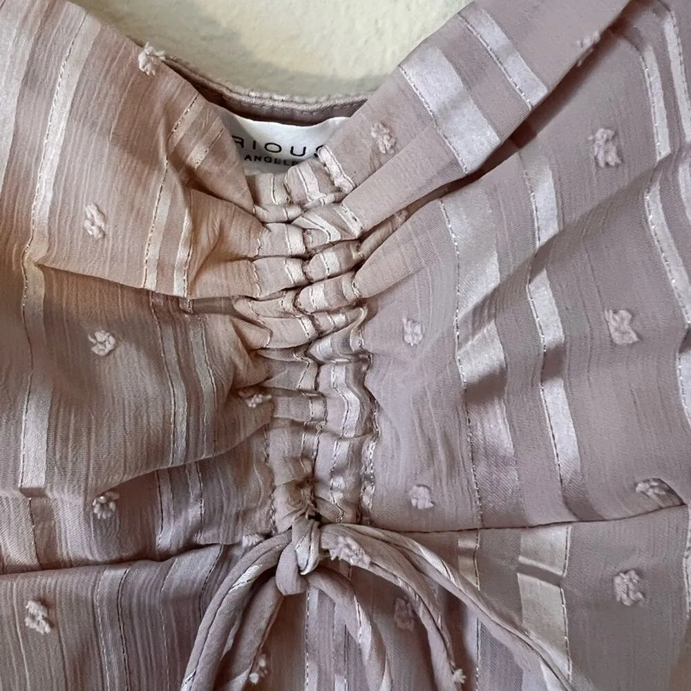 Kirious Los Angeles Cropped‎ Pink Blouse Size M Size M - Image 3