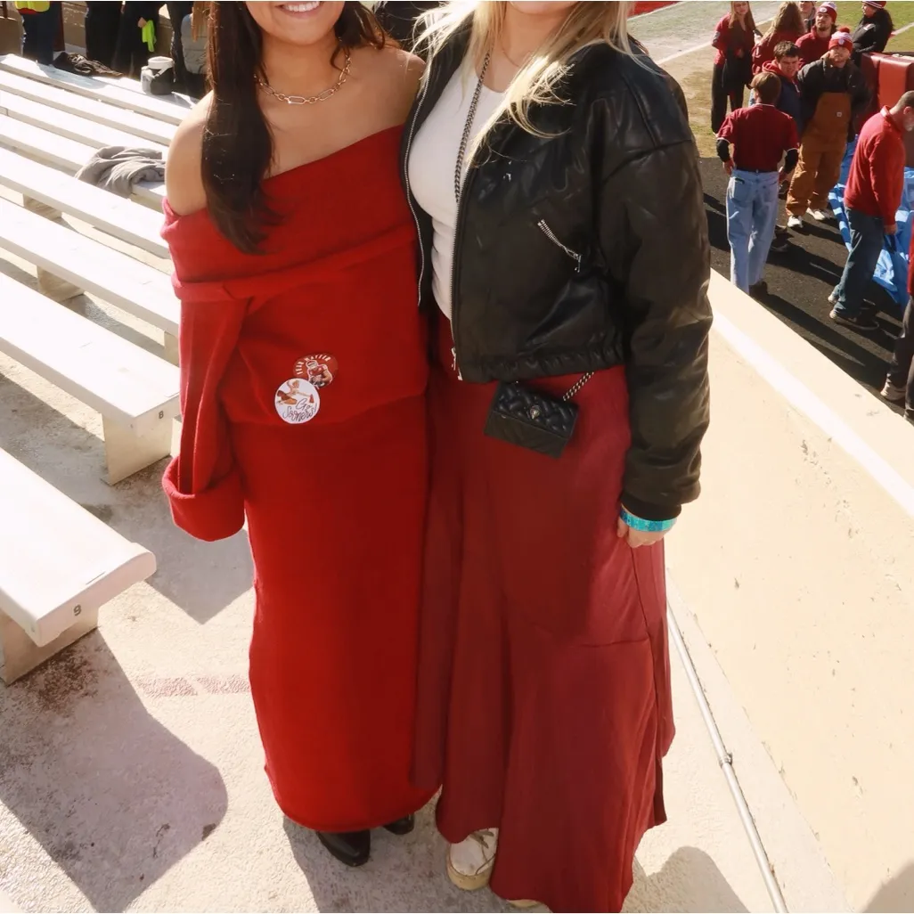 SNDYS quinn off the shoulder jumper and maxi skirt - Image 4