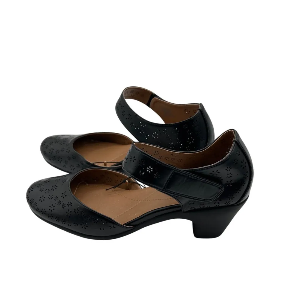 Easy Spirit 11M Mary Jane Comfort Textile Upper Heels Womens  Hook&Loop - Image 8