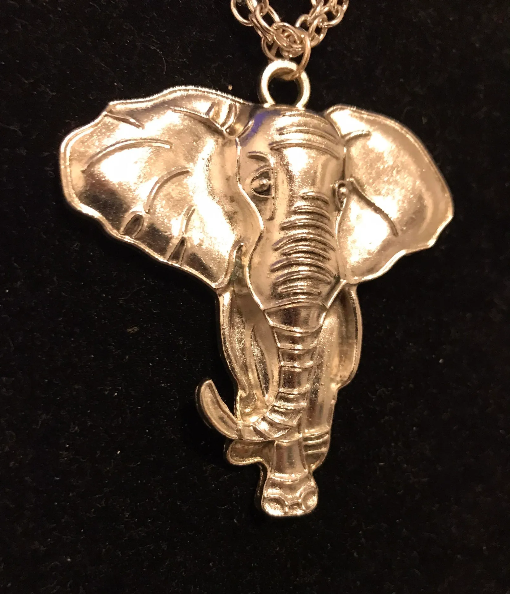 Paparazzi Big Silver Elephant Necklace/ Nature Jungle New 2020 Fashion  Drip Jewelry - Image 3