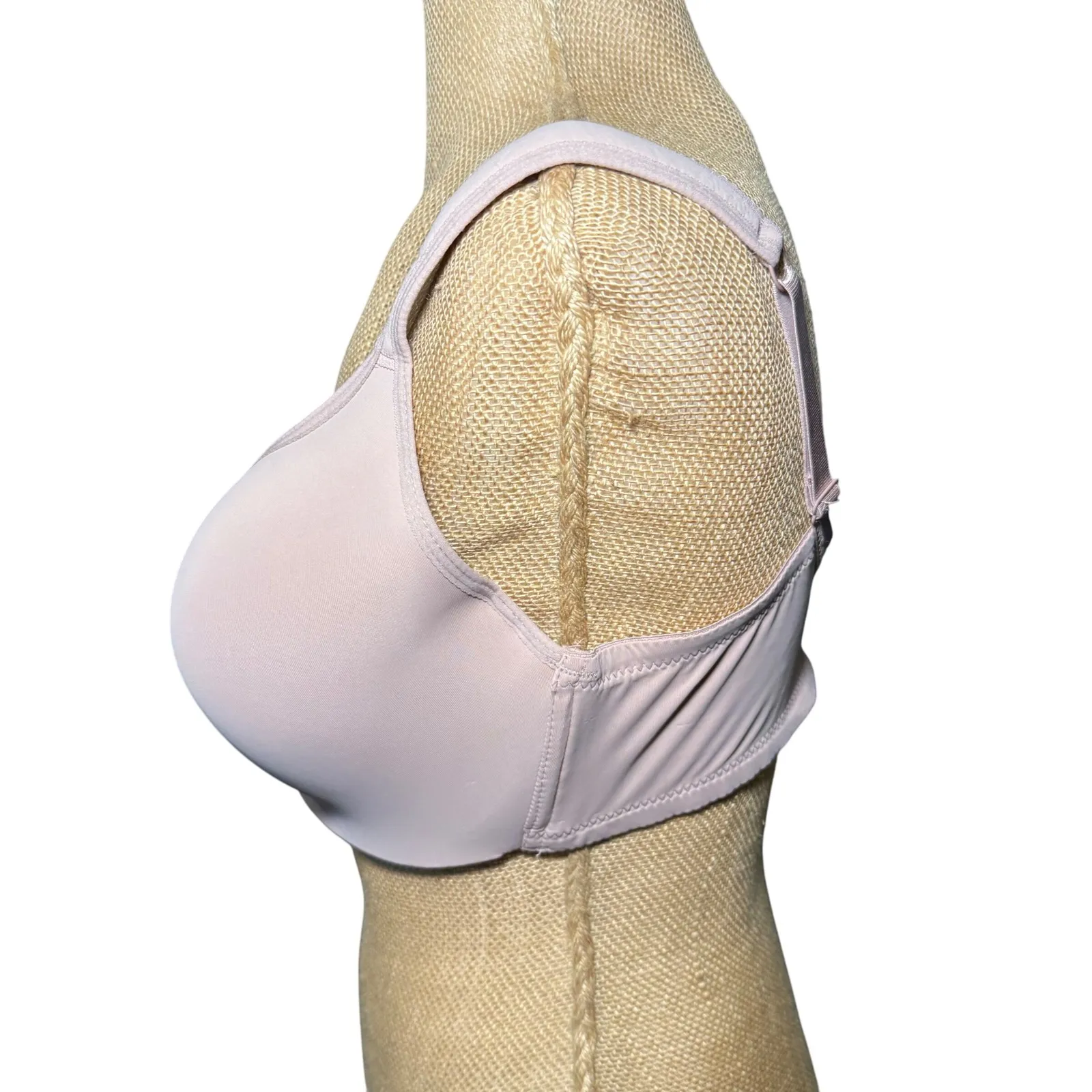 Nautica Intimates Full Coverage Bra Pink 38C Wireless Comfort Everyday Support - Image 7