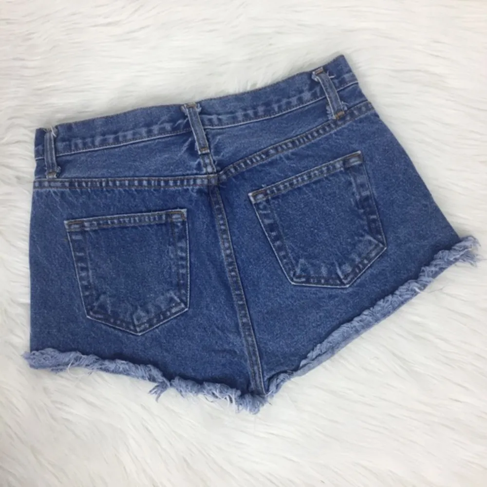 John Galt Brandy Melville Cheeky Denim Shorts - Image 5