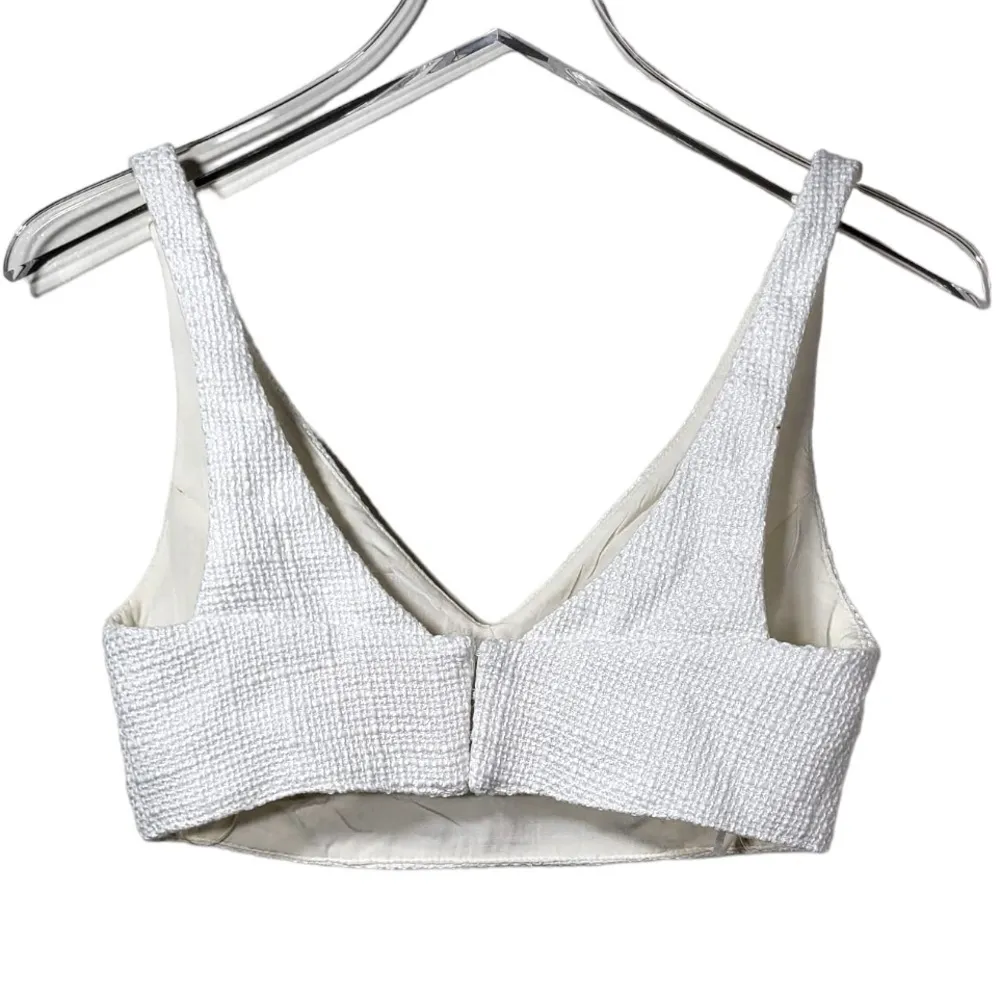 Showpo. Adelaide Two-Piece Set Crop Top and Wide Leg Pants in White - Image 6