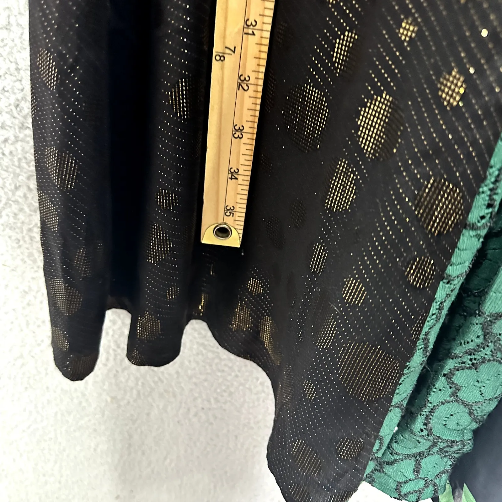 Anthropologie‎ Moulinette Soeurs Dress 0 Black  Mixed Print Wrap Boho Cottage - Image 5