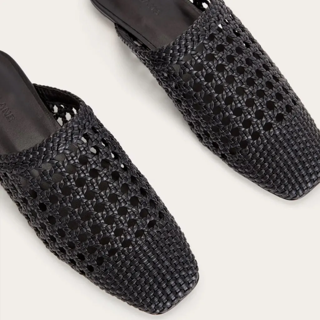Everlane The Day Black Woven Mule 7.5 - Image 3