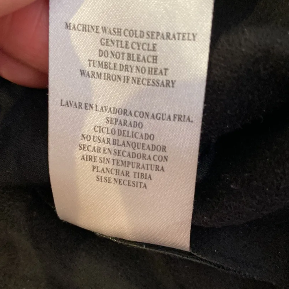 Kut from the Kloth Faux Leather Moto Vest 2 Button Closure EUC Sz Lg - Image 8