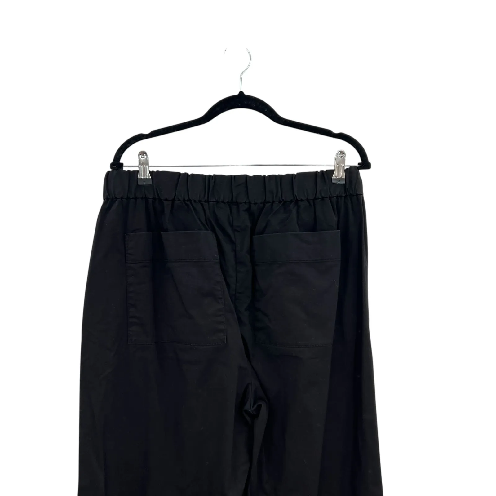 Everlane  The Easy‎ Pant Cotton Pull-On Stretch Black Size 14 - Image 8