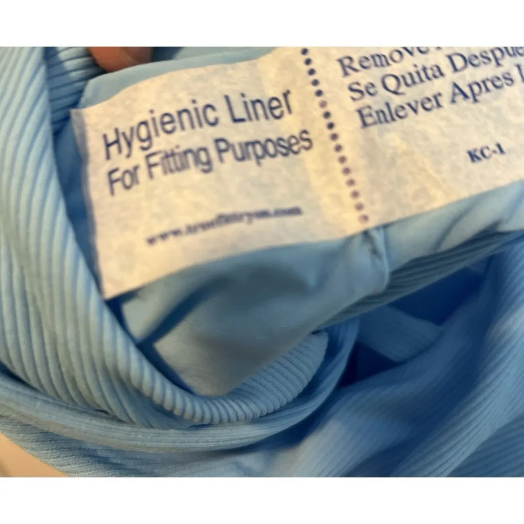 BECCA By Rebecca Virtue Color Prism High Leg One Piece Swimsuit Small Blue NWT - Image 9