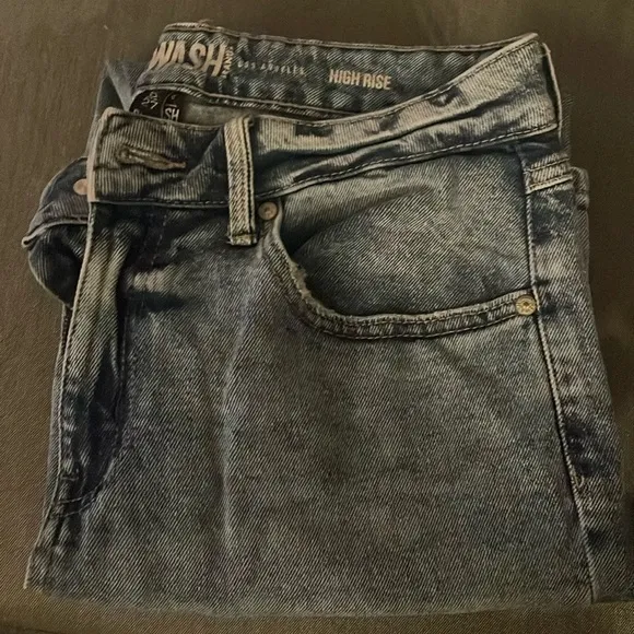 ReWash High Rise Distressed Jeans - Image 2