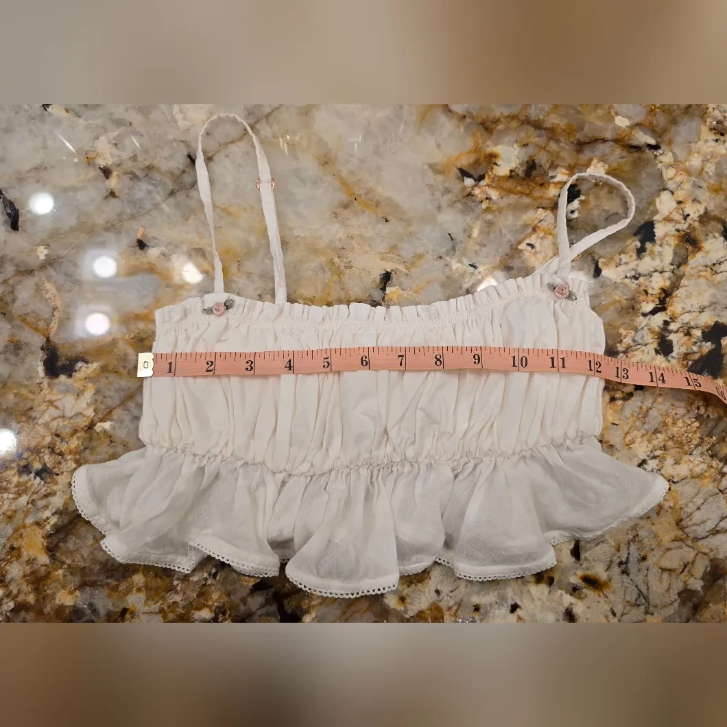 Popflex Wildest Dreams Bralette Cream Size S - Image 6