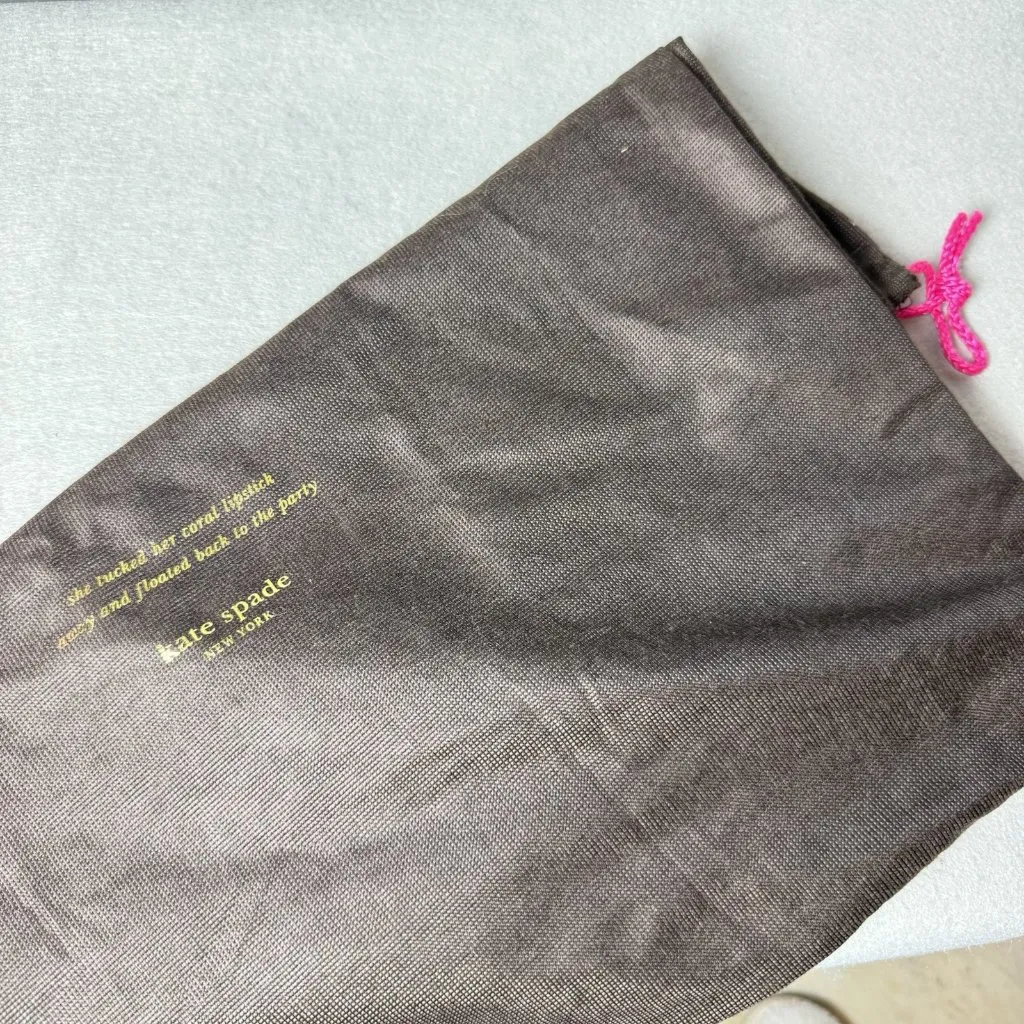 Kate Spade Floral Green Floral Pattern Hobo Bow Shoulder Bag purse With Dust Bag - Image 12