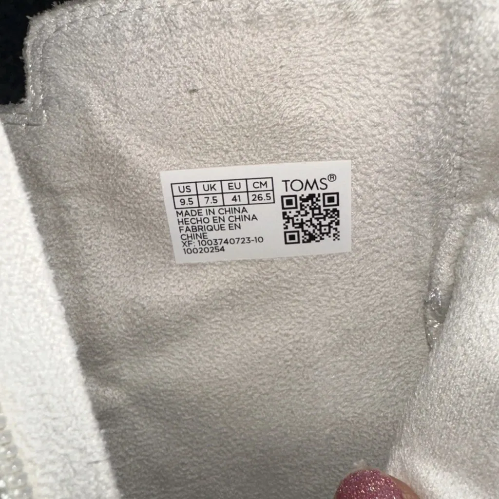 TOMS Rya Lug Sole Women's Size 9.5 Block Heel Platform Booties Light Sand - Image 5