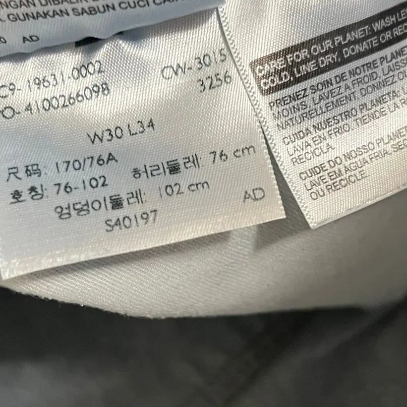 Levi's 314 Shaping Straight Denim Jeans Blue Stretch Hi-Rise Dark Wash Size 30 - Image 9