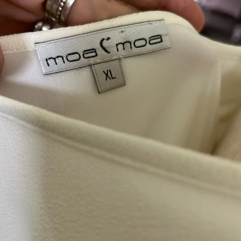 Moa Moa Cold Shoulder Flutter Sleeve Dress - Image 2