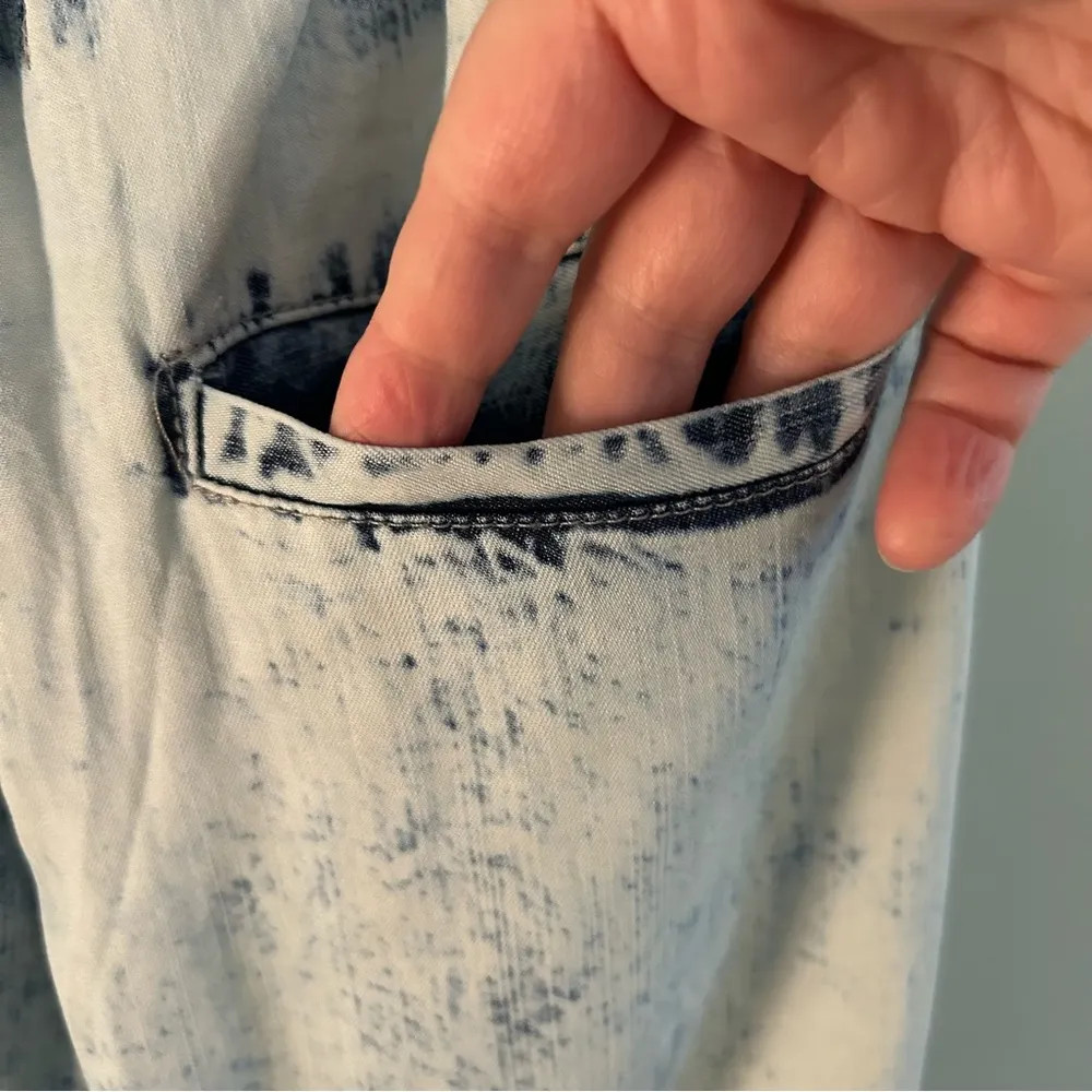 Vintage Havana Lightweight Acid-Washed Lyocell Joggers. Size Small. - Image 7