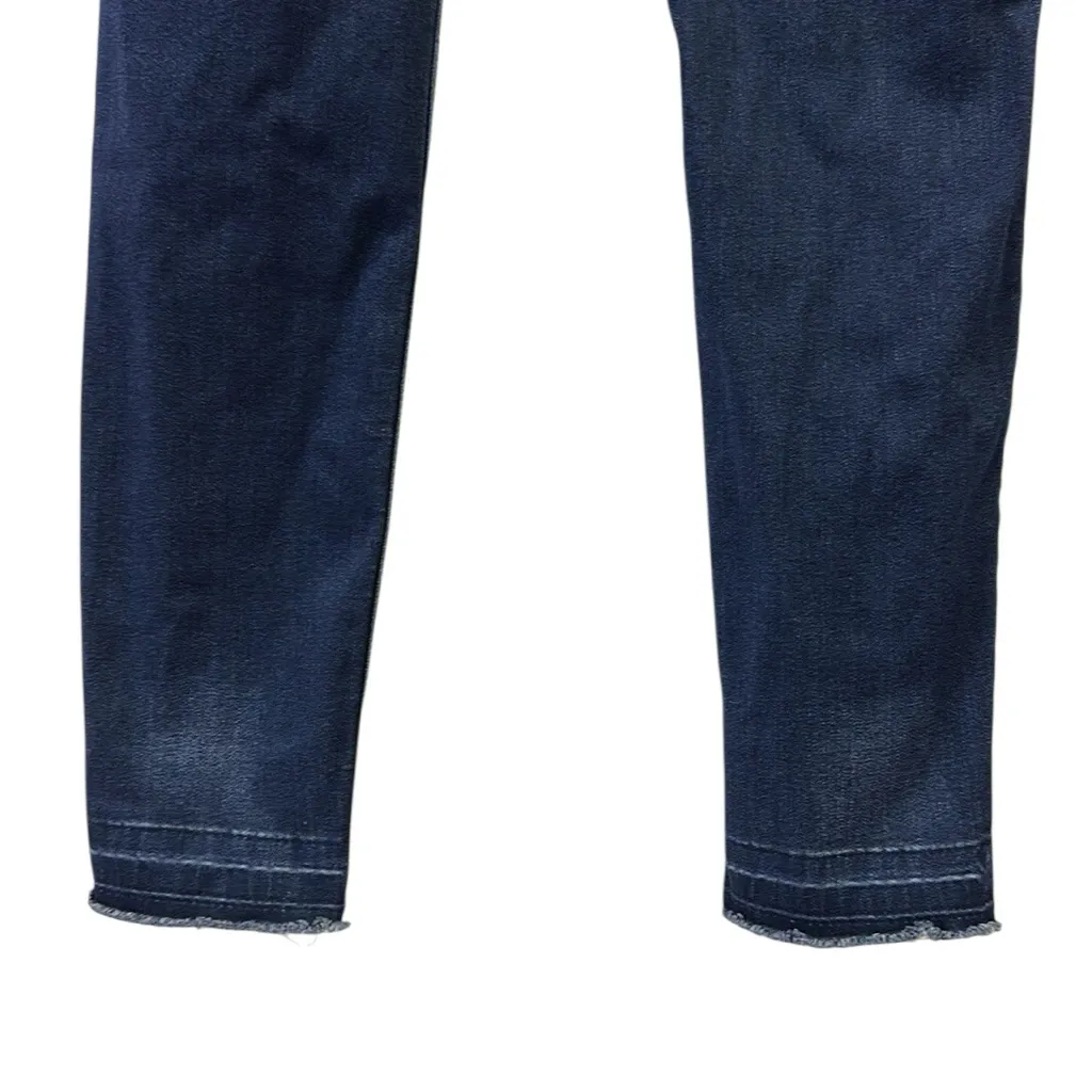 Prosperity Lena Eco Stretch Denim Skinny Released Raw Hem Blue Jeans Waist 30 - Image 10