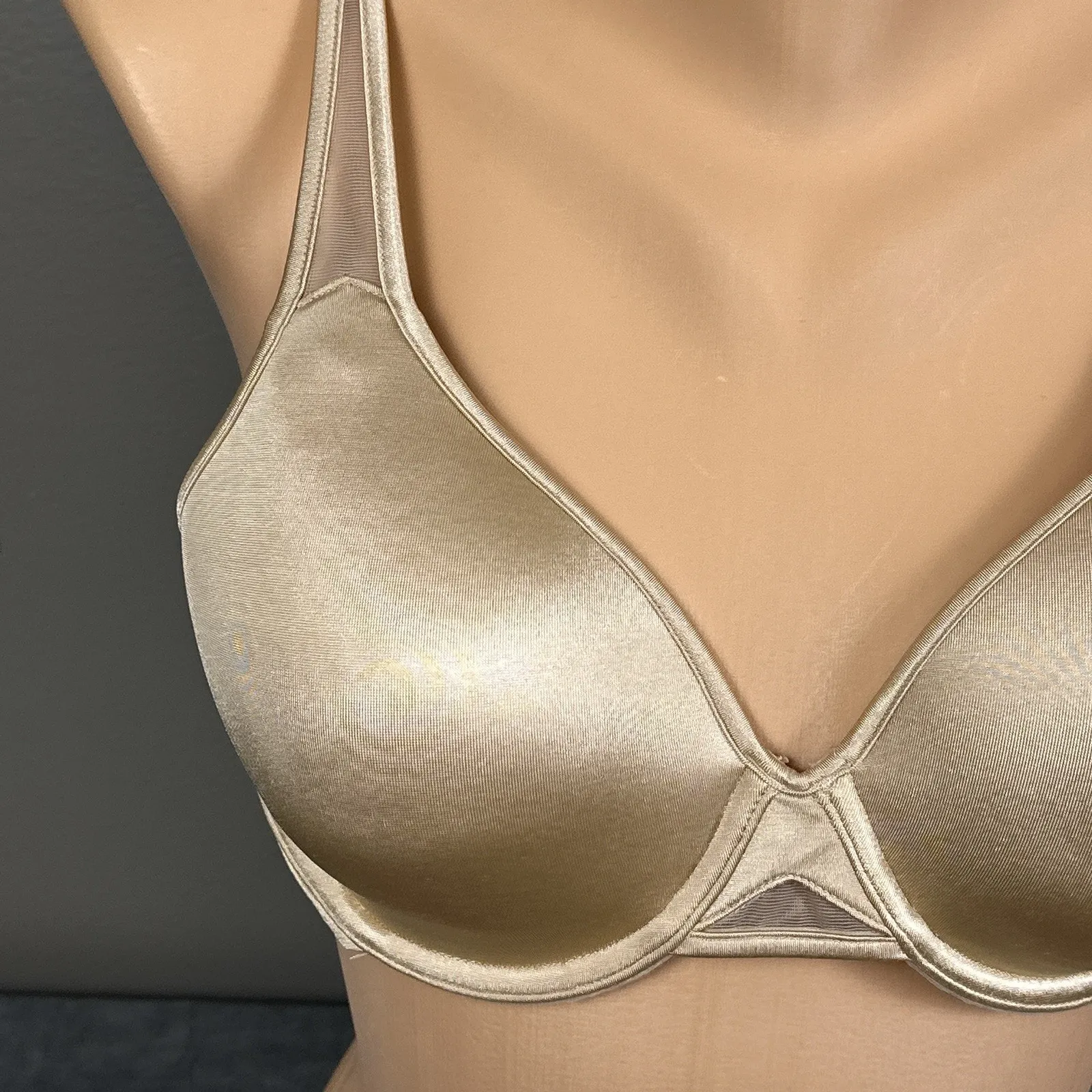 Vanity Fair Body Sculpt Contour Underwire Size 36C 75222 Lined Beige Smoothing - Image 2