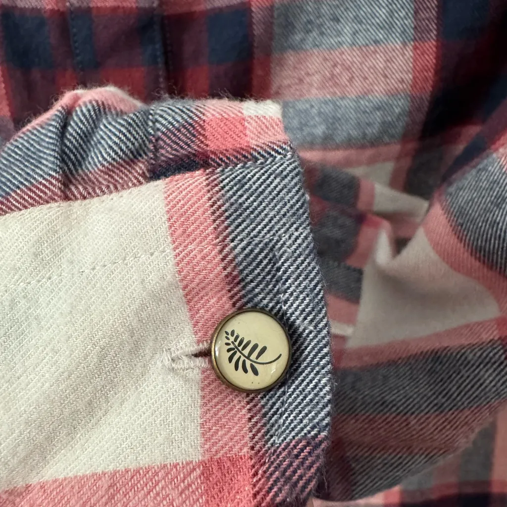 Barbour Cotton Flannel Button Down Shirt - Image 5