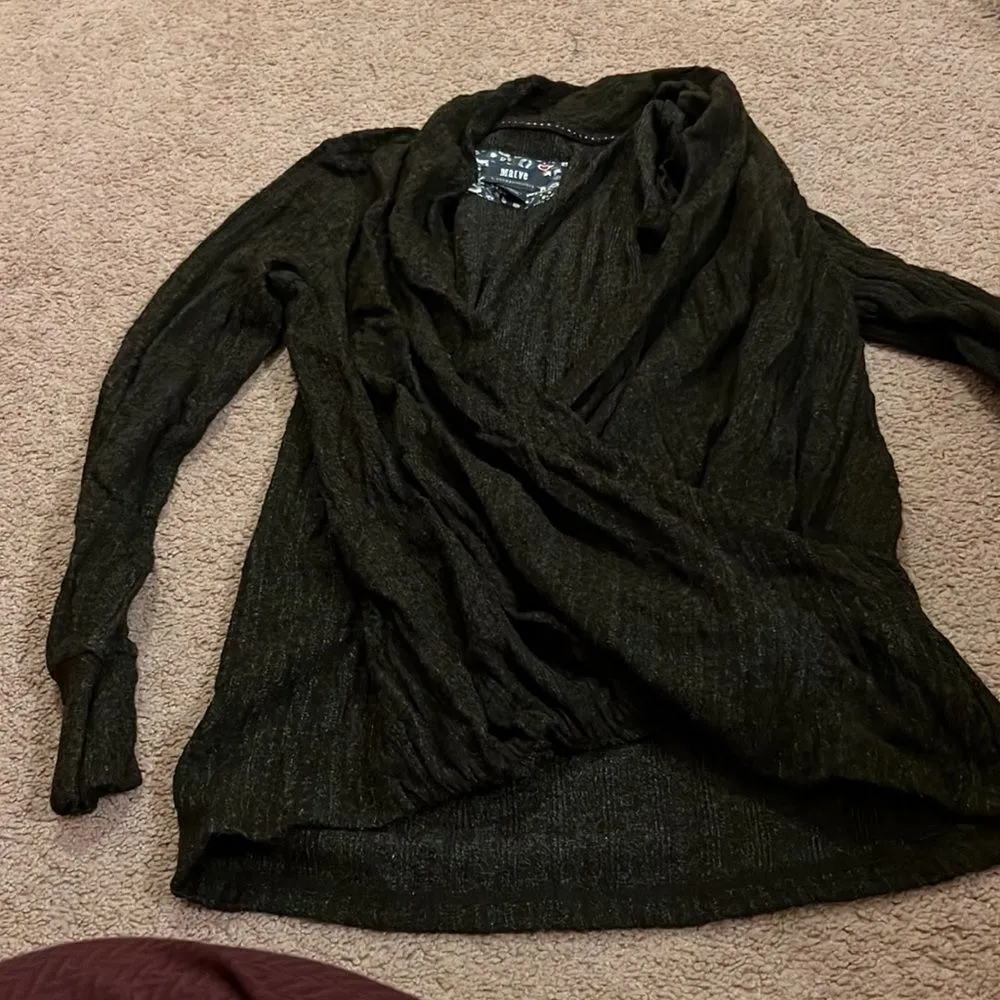 Anthro Maeve surplice neck sweater xs - Image 2