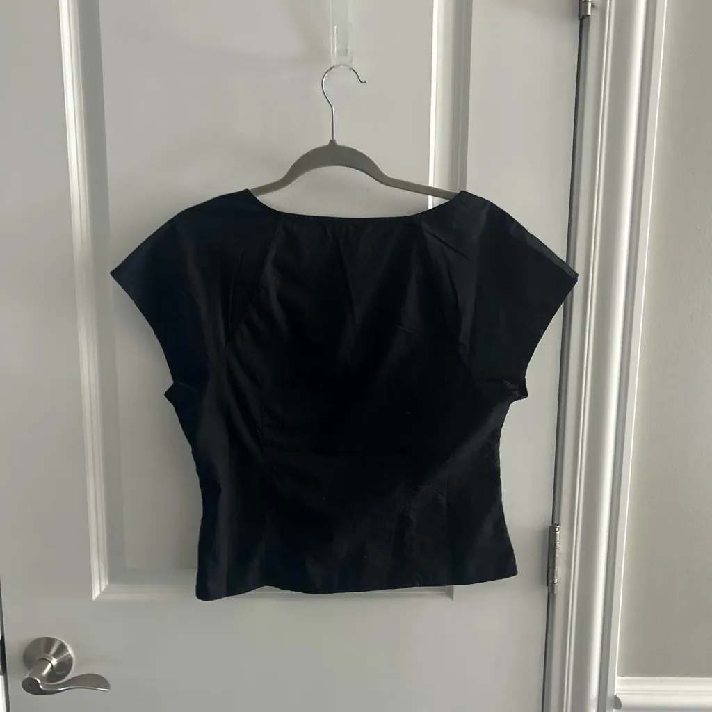 Madewell Twist-Front Seamed Top - Image 4