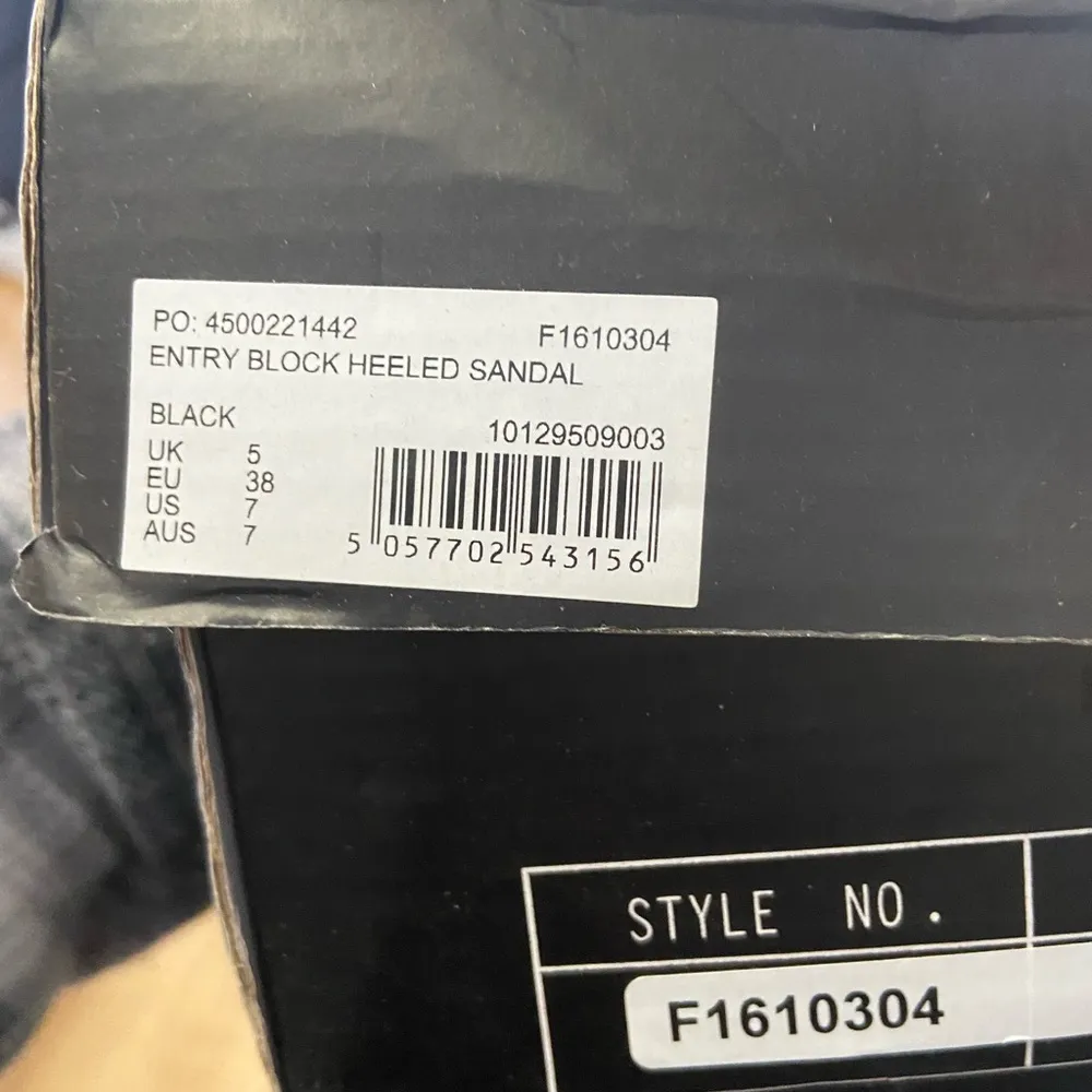 Black Suede Heels with Strap - Image 5