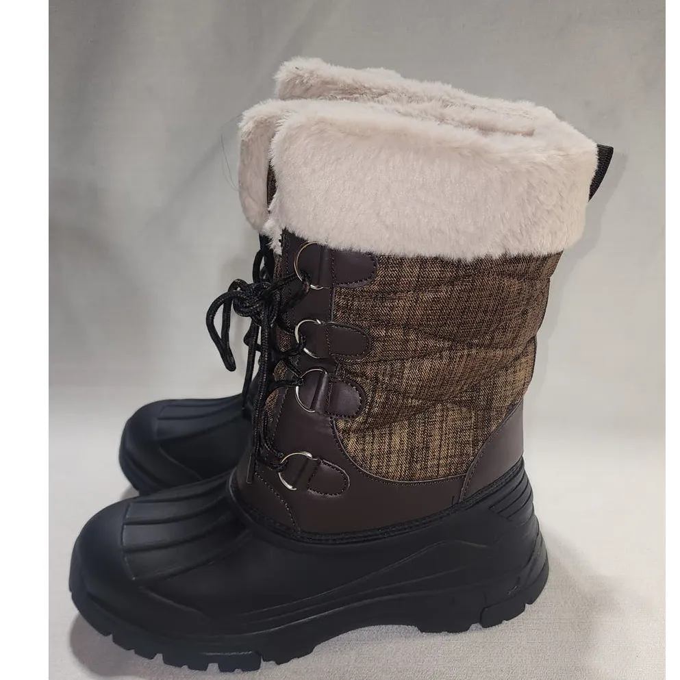 hobibear rain boots size 9 women's waterproof Brown - Image 9