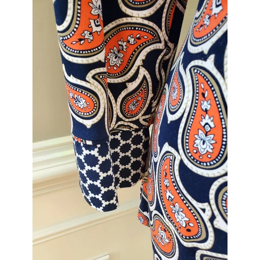 Charter Club Women's Blue Polyester Round Neck Long Sleeve Casual Top Blouse PL - Image 5