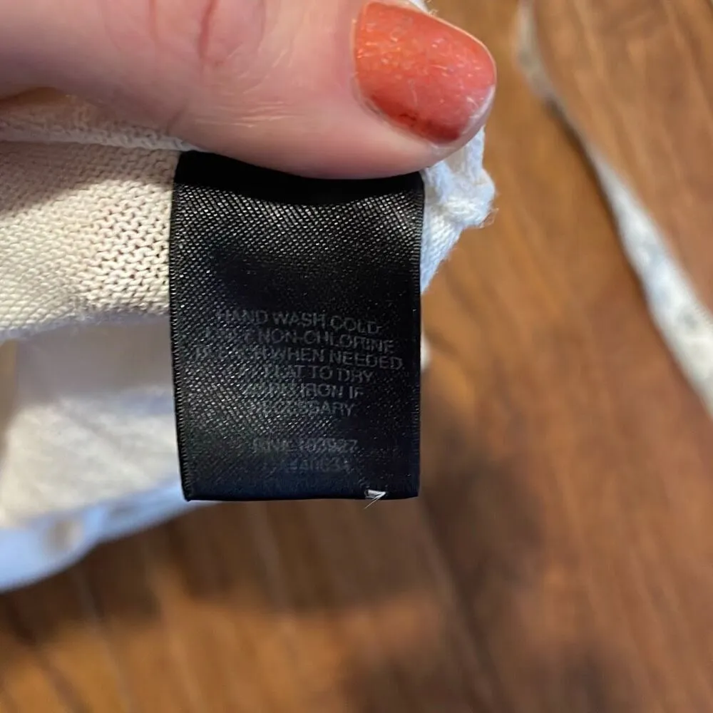 Marc Jacobs y2k gold and white trim detail sweater xs - Image 8