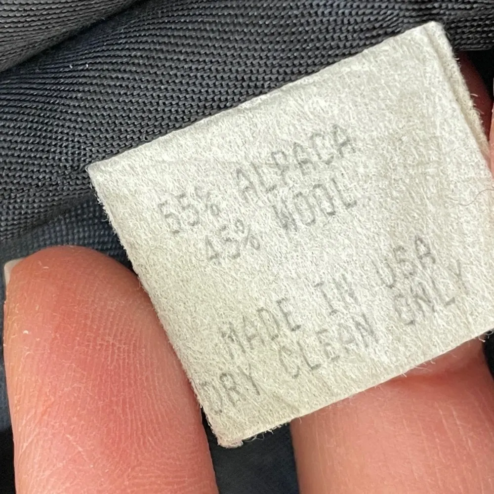 Vintage Alpaca Coat u - Image 3