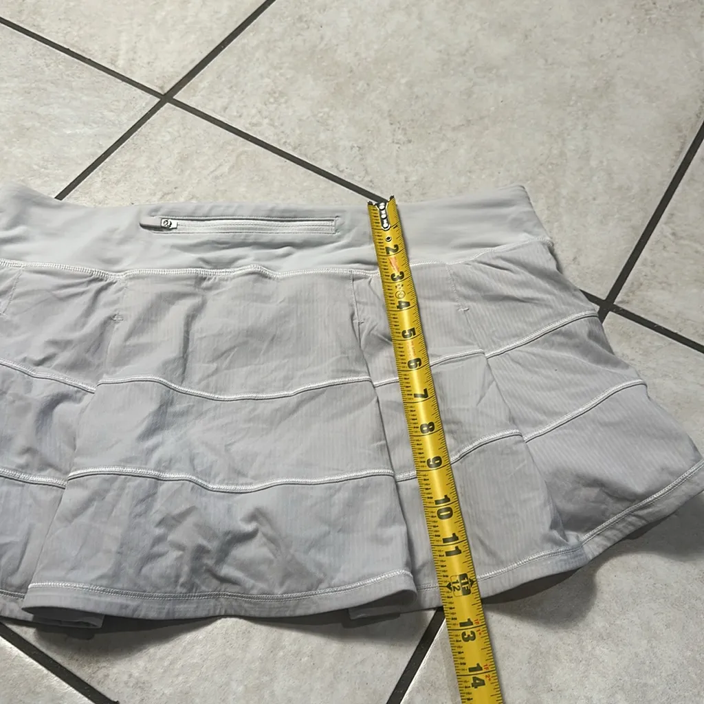 Lululemon‎ Pace Rival Skirt White - Image 14