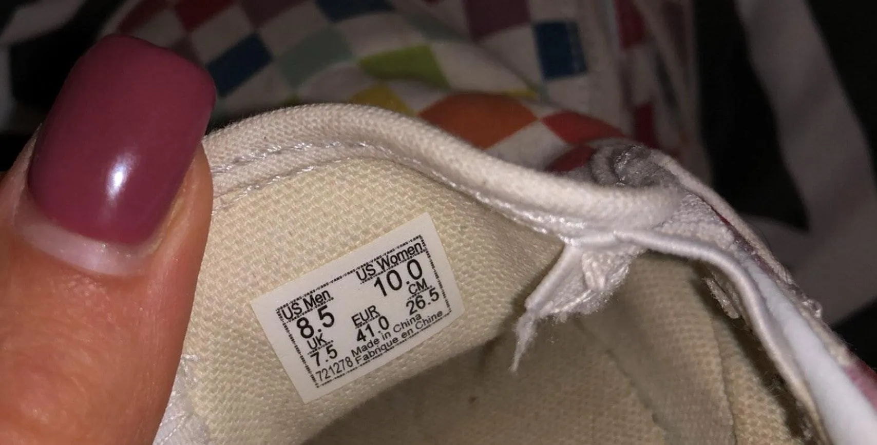 Vans Rainbow Checkerboard - Image 2