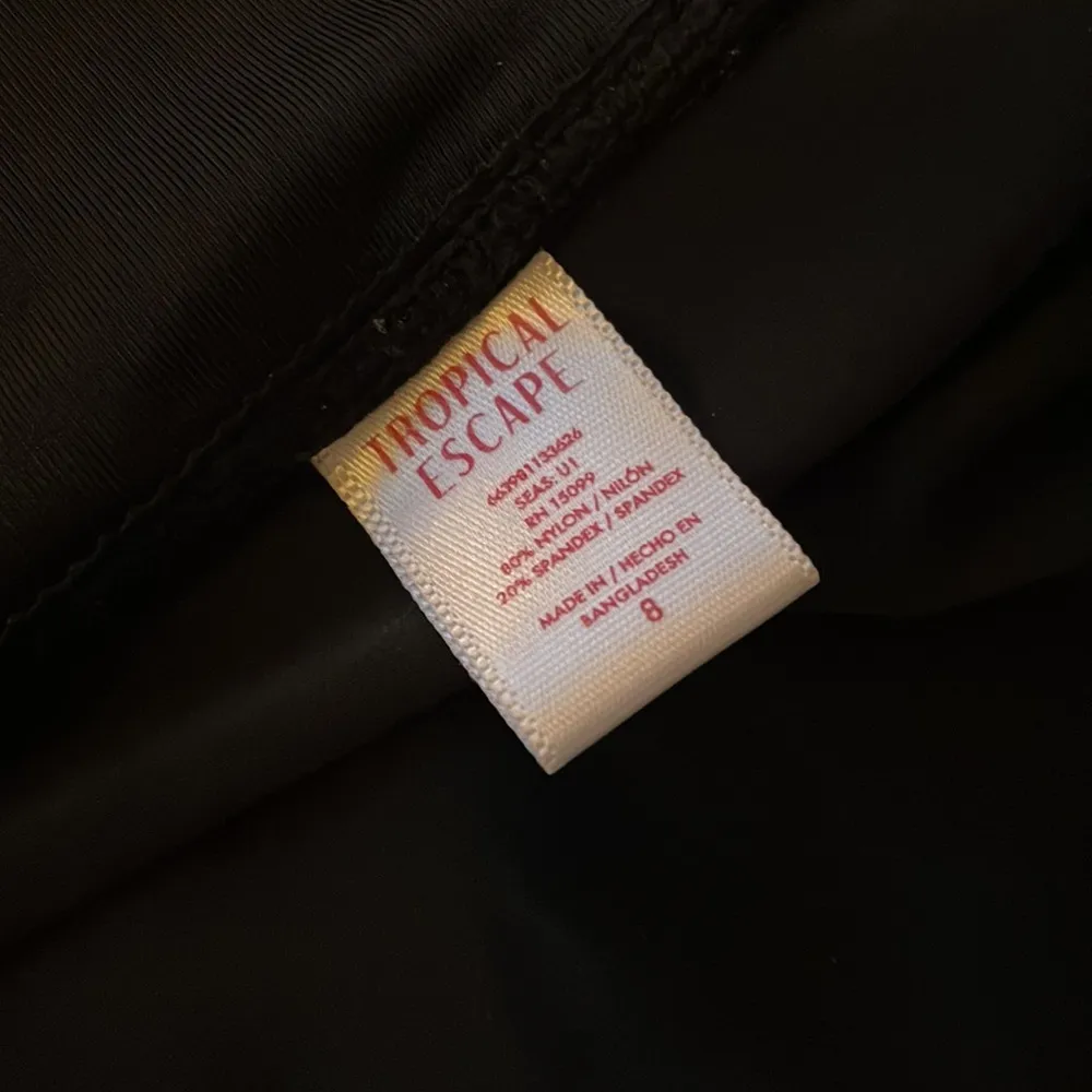 ☀️Tropical Escape Swim Mini Skirt Black Bottoms☀️~8 - Image 12