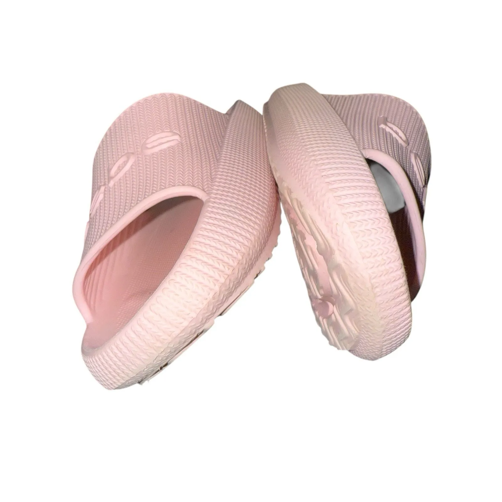 Bebe Light Pink Barbiecore Malaga Pool Sandals / Slides Sz 9 - Image 5