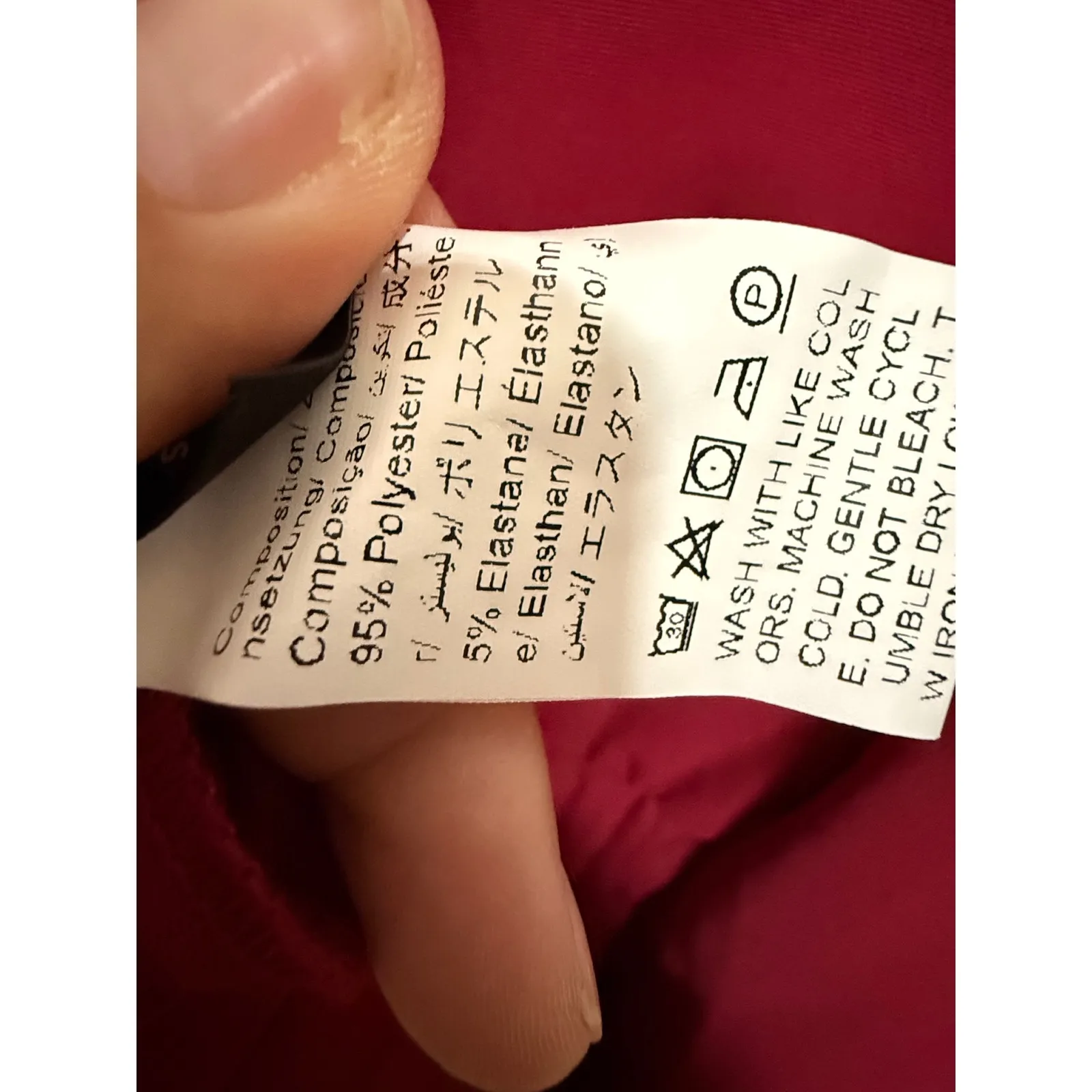 Shein Red Long Sleeve Dress Whimsical Maxi Dress Size Medium Keyhole Neckline - Image 6