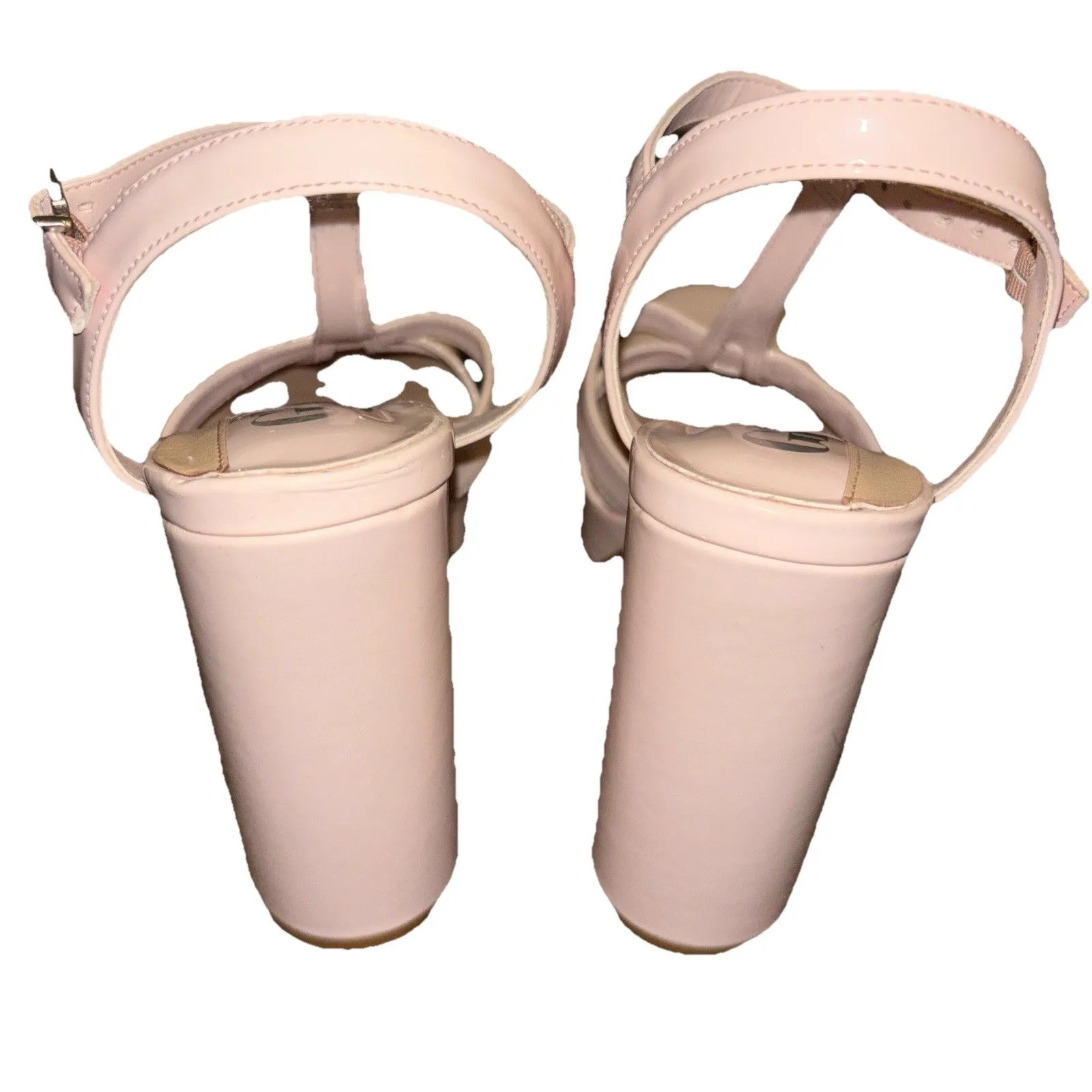 Gianni Bini Patent Platform Mary Janes Nude Pink Size 8 - Image 8