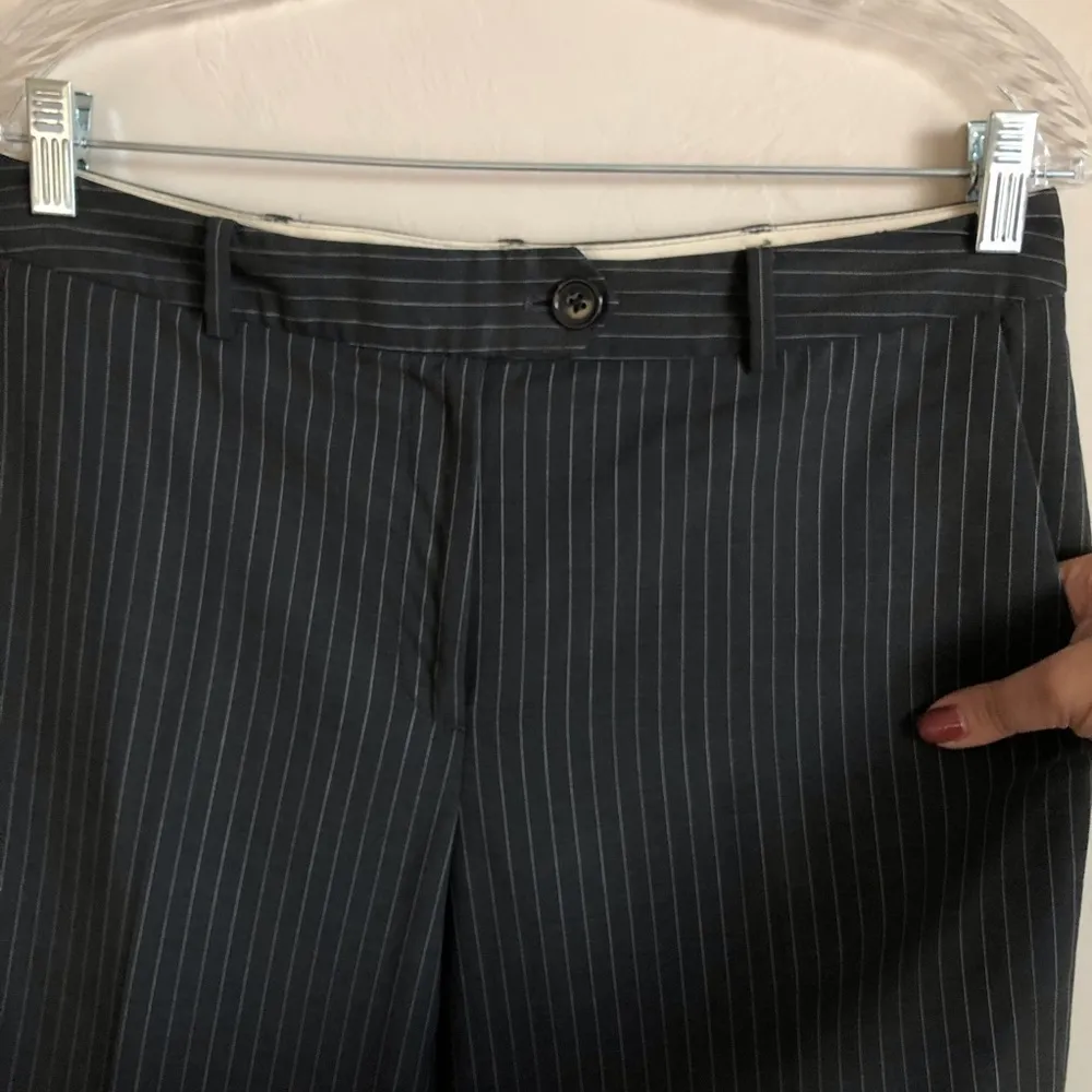 Brooks Brothers‎ Pin Striped Cuffed Trouser Pants - Image 2