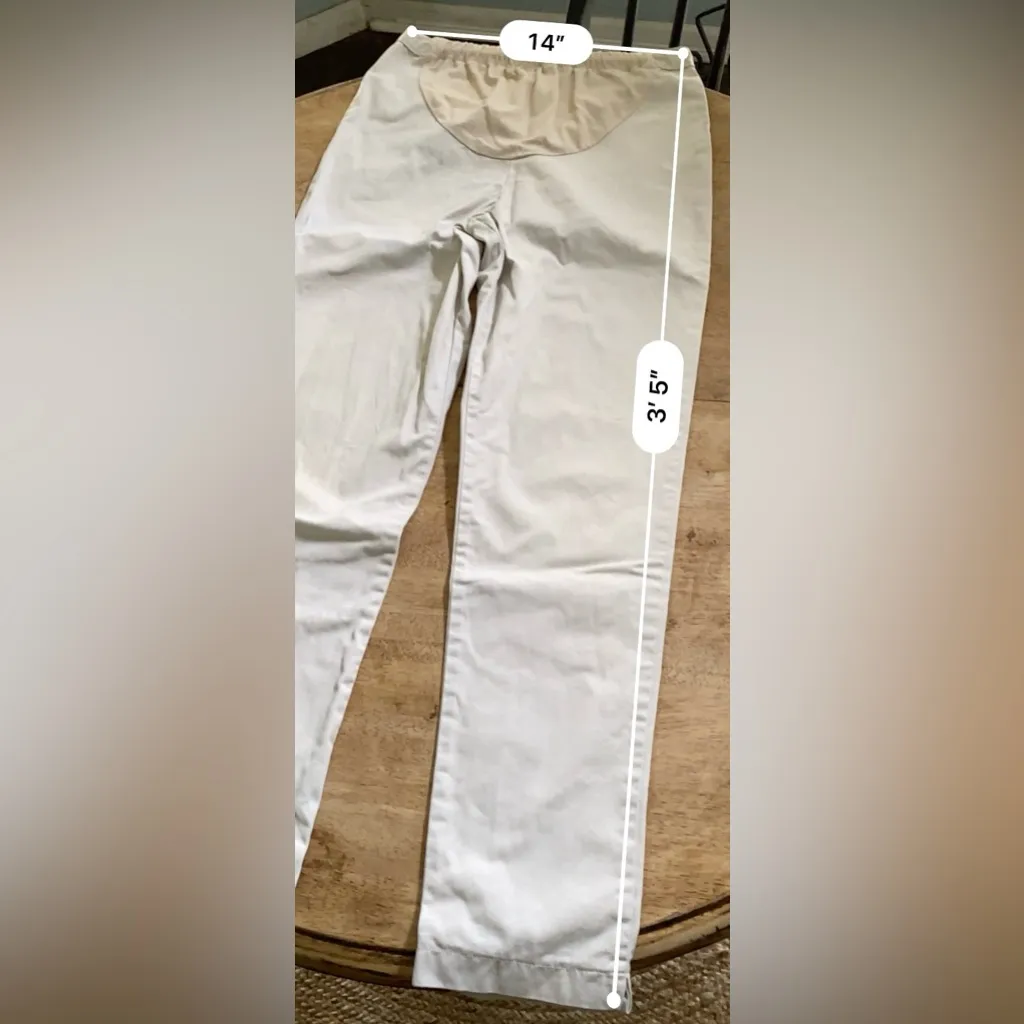Vintage Motherhood Maternity Women’s Sz S Khaki Chino Pant - Image 10