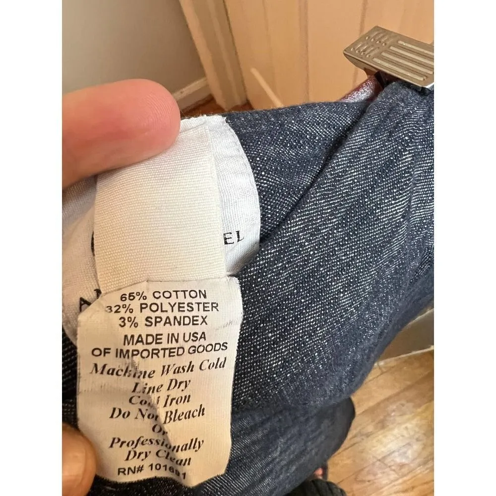 Amy Kuschel High Street Denim Parson Pant Sz. 6 Blue - Image 8