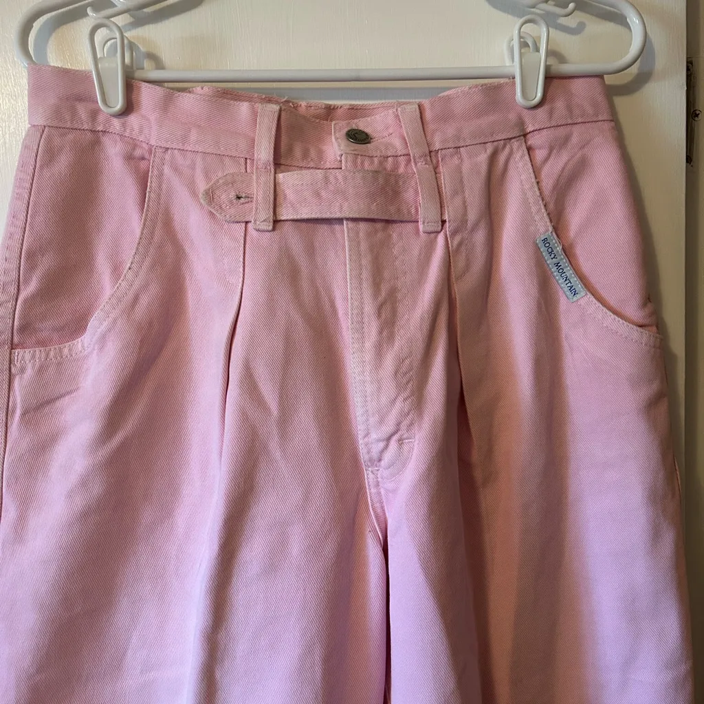 Vintage women’s pink Rocky Mountain jeans. Size 15. Used in good condition. - Image 2
