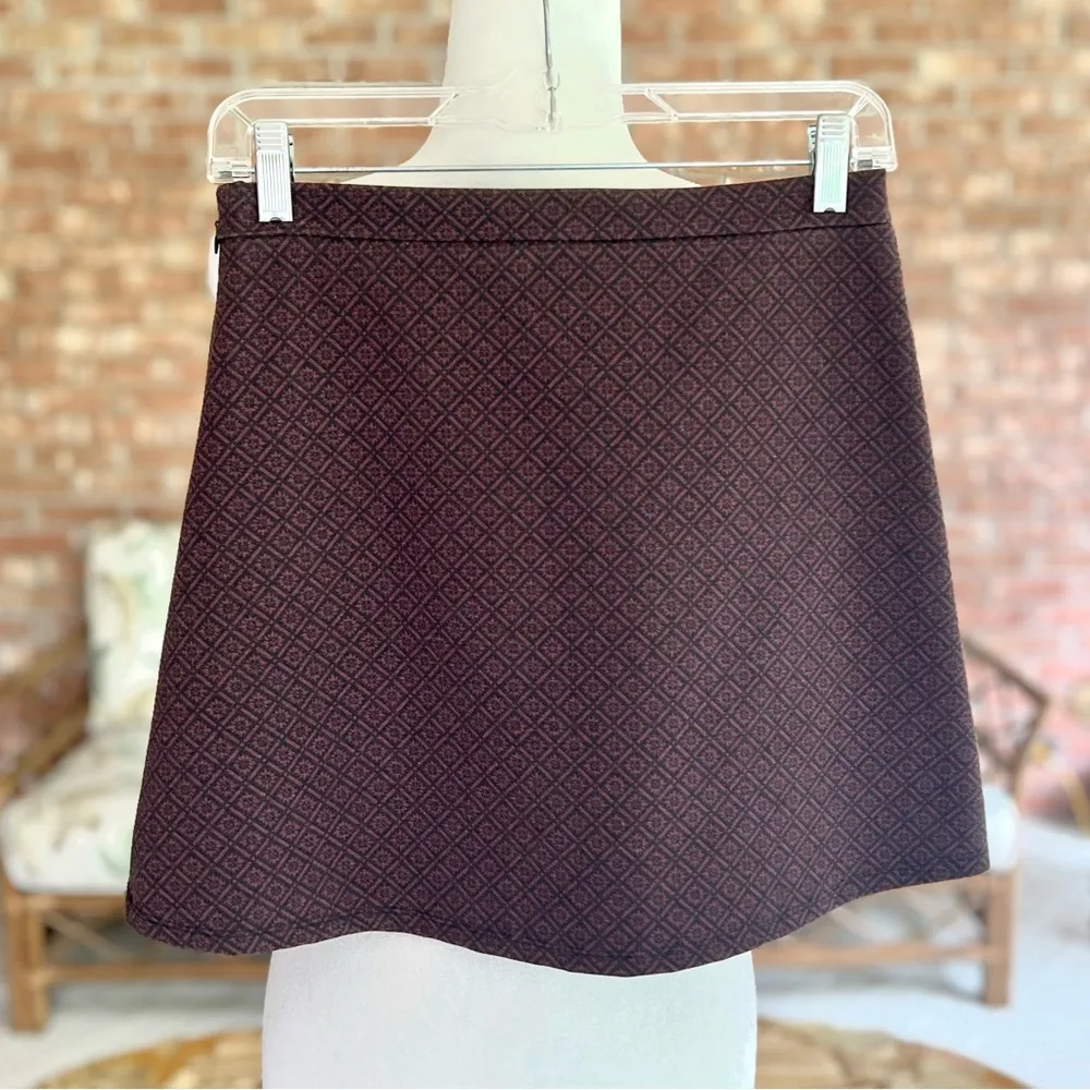 Cooperative Urban Outfitters Skirt Purple Geo A-line Mini 4 Patterned Boho Chic - Image 7