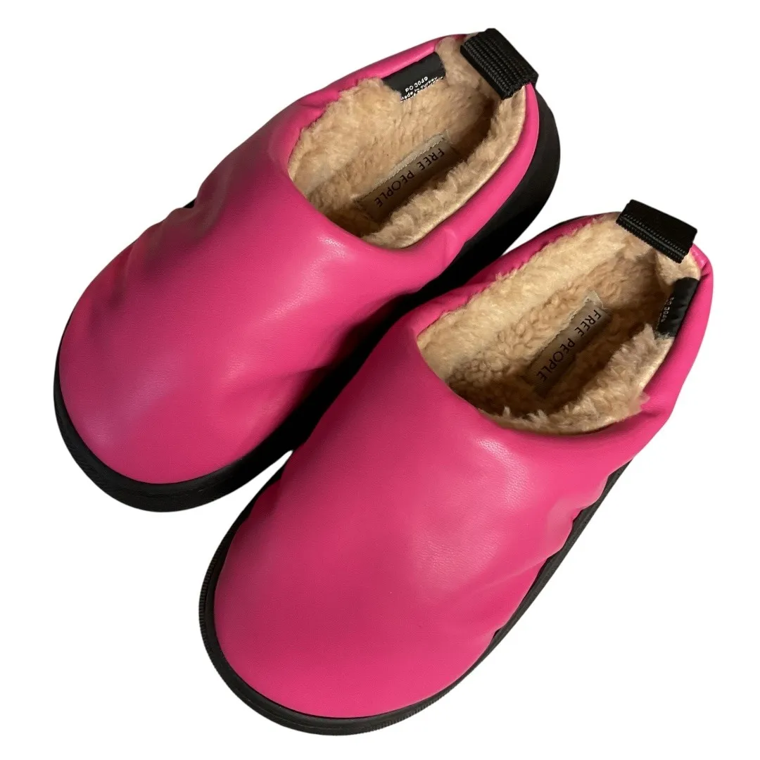 Free People FP Collection Women's Pillow Talk Mule Slippers Pink Sz EU 38 / US 7 - Image 5