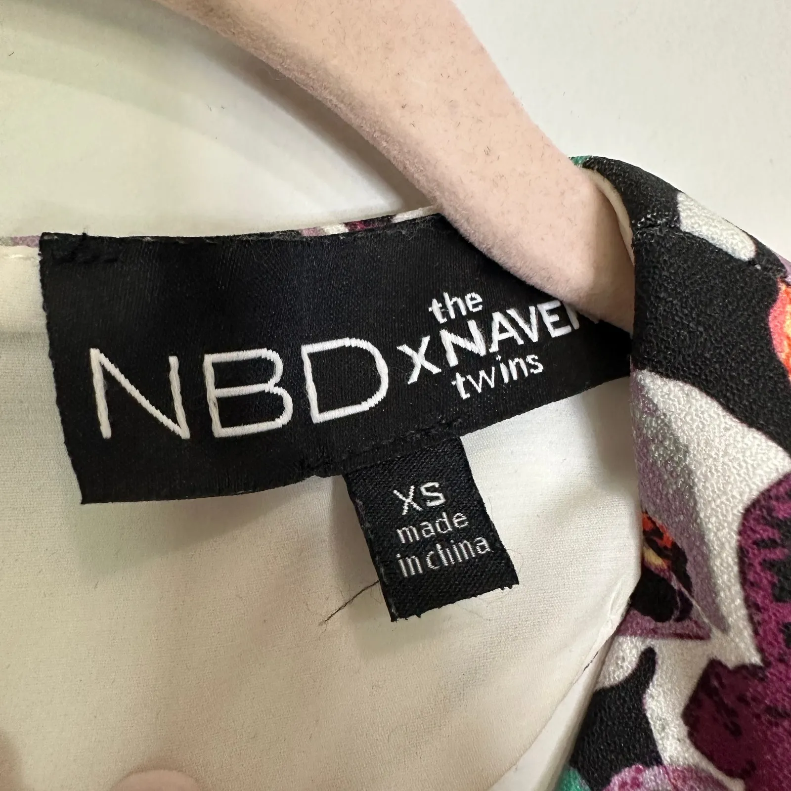 NBD x Naven Twins Reality Bodycon Dress in Flower Child Size XS - Image 3