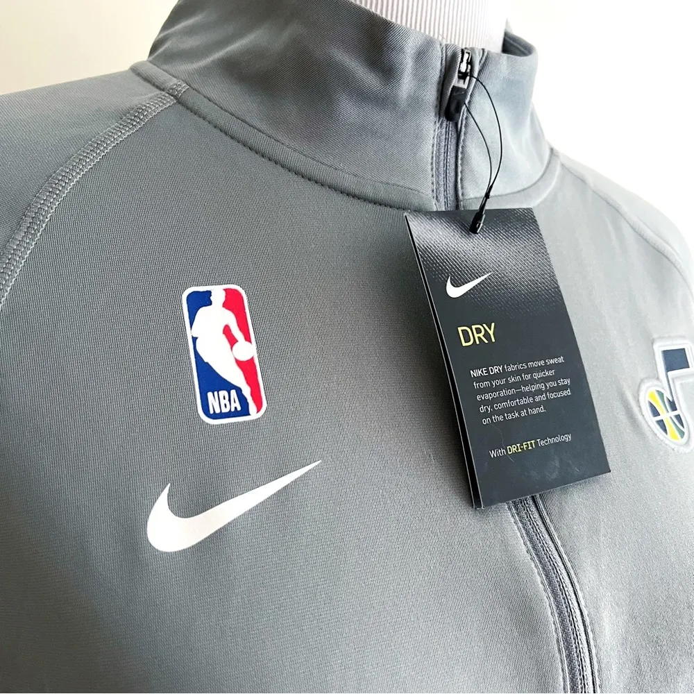 Nike Utah Jazz Long Sleeve Quarter Zip Womens Large Tall NBA Athletic Casual - Image 5