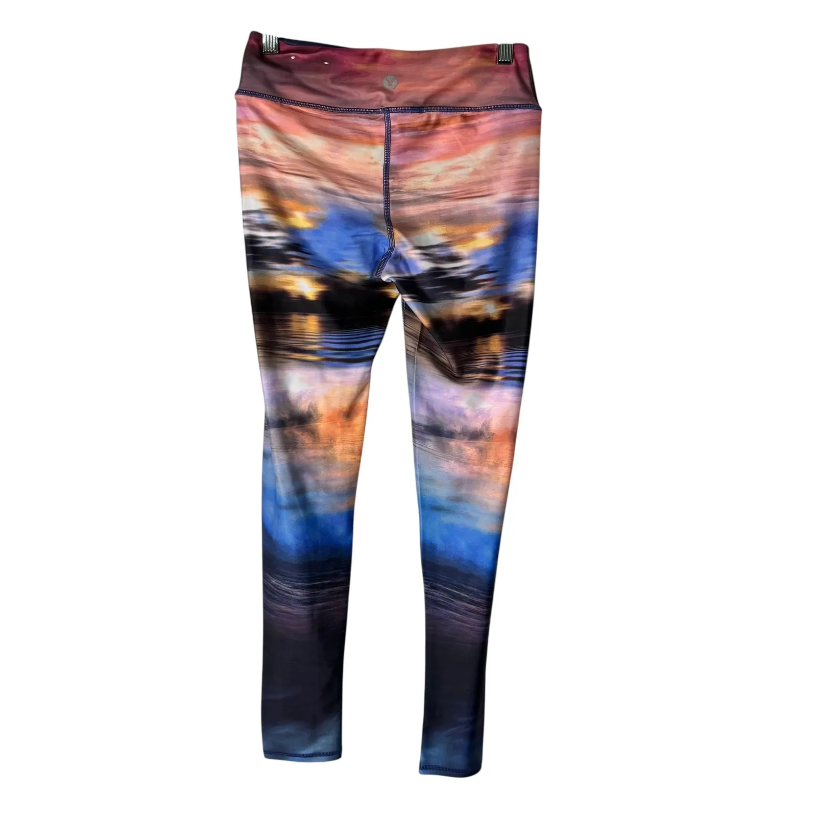 American Eagle Outfitters AE Hi-Rise Sunset Graphic Print Leggings - Image 7