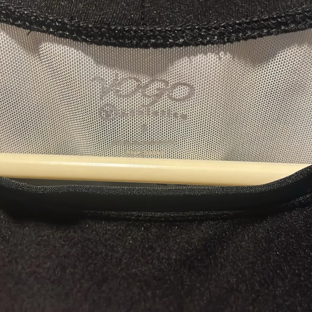 Women’s vogo, small, athletic‎ shirt, sleeveless black with camouflage mesh back - Image 2