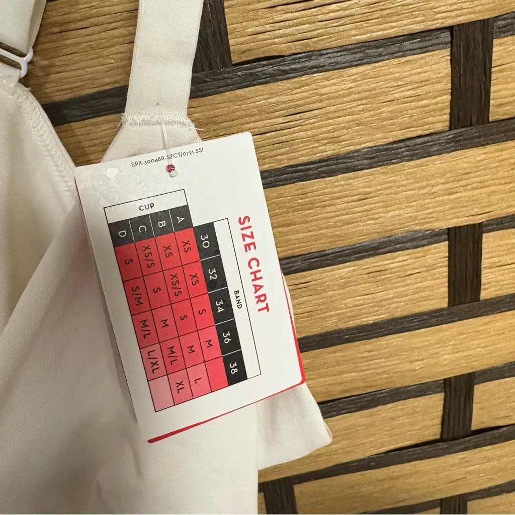 Spanx White‎ Comfort Cotton Bralette Size XL - Image 4