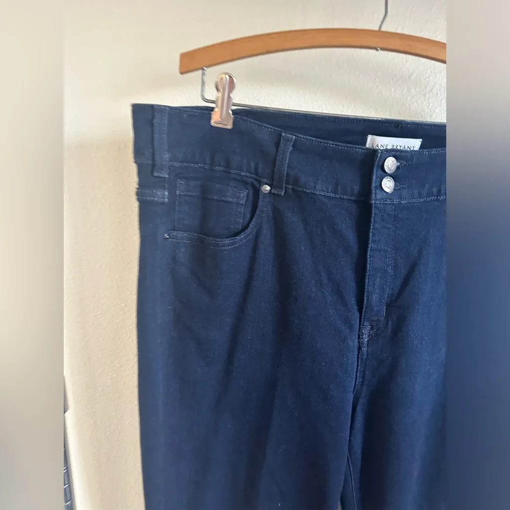 LANE BRYANT HIGH RISE BOOT CUT JEANS. - Image 8